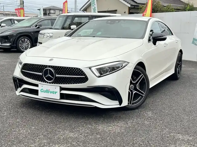 メルセデス・ベンツ Ｍ・ベンツ ＣＬＳ２２０ｄ スポーツ エクスクルーシブPKG 大分県 2022(令4)年 1.1万km ダイヤモンドホワイト 〇革シート/〇サンルーフ/〇純正メーカーナビ/　ラジオ・BT・フルセグ/〇全方位カメラ/〇ETC/〇社外レーダー/〇シートヒーター/〇エアーシート/〇ACC/〇LKA/〇BSM/〇パドルシフト/〇HUD/〇ブルメスターサウンドシステム/〇ステアリングスイッチ/〇純正LEDヘッドライト/〇純正バックフォグ/〇パワーバックドア/〇アイドリングストップ/〇前後ドライブレコーダー/〇前席3wayメモリーシート/〇パワーシート/〇保証書/〇取扱説明書/〇スペアキー