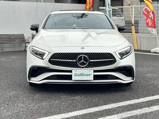 メルセデス・ベンツ Ｍ・ベンツ ＣＬＳ２２０ｄ スポーツ エクスクルーシブPKG 大分県 2022(令4)年 1.1万km ダイヤモンドホワイト 〇革シート/〇サンルーフ/〇純正メーカーナビ/　ラジオ・BT・フルセグ/〇全方位カメラ/〇ETC/〇社外レーダー/〇シートヒーター/〇エアーシート/〇ACC/〇LKA/〇BSM/〇パドルシフト/〇HUD/〇ブルメスターサウンドシステム/〇ステアリングスイッチ/〇純正LEDヘッドライト/〇純正バックフォグ/〇パワーバックドア/〇アイドリングストップ/〇前後ドライブレコーダー/〇前席3wayメモリーシート/〇パワーシート/〇保証書/〇取扱説明書/〇スペアキー