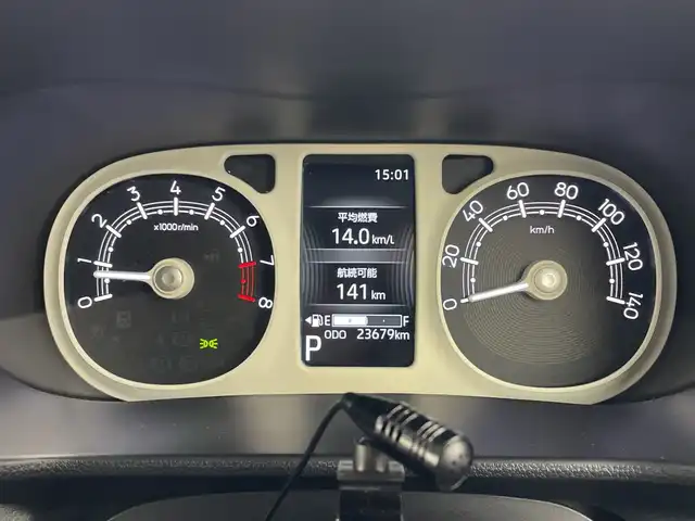 ダイハツ ムーヴ キャンバス ストライプス G ターボ 群馬県 2022(令4)年 2.4万km シャイニングホワイトパール/サンドベージュメタリック ナビ　バックカメラ　両側電動スライドドア　シートヒーター　衝突被害軽減ブレーキ　アダプティブクルーズコントロール　レーンアシスト　電動パーキングブレーキ　LEDライト　ETC　スマートキー　禁煙車