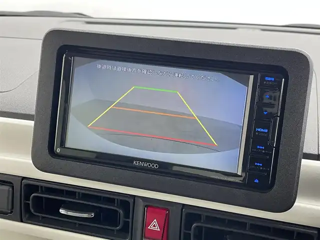 ダイハツ ムーヴ キャンバス ストライプス G ターボ 群馬県 2022(令4)年 2.4万km シャイニングホワイトパール/サンドベージュメタリック ナビ　バックカメラ　両側電動スライドドア　シートヒーター　衝突被害軽減ブレーキ　アダプティブクルーズコントロール　レーンアシスト　電動パーキングブレーキ　LEDライト　ETC　スマートキー　禁煙車