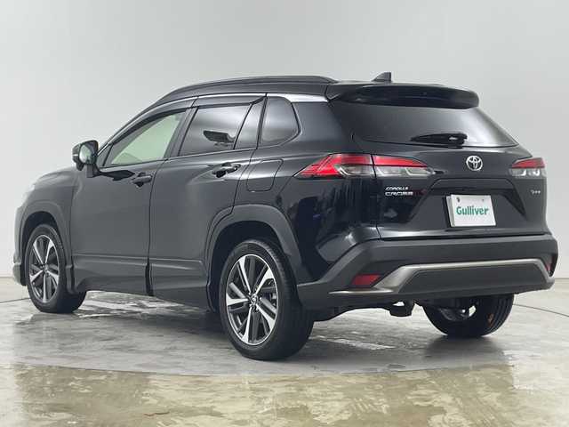 トヨタ カローラ クロス ハイブリッド Z 道央・札幌 2025(令7)年 0.8万km アティチュードブラックマイカ ・4WD/ムーンルーフ/モデリスタエアロ/・トヨタセーフティセンス/・レーダークルーズコントロール/・プリクラッシュセーフティ/・純正ディスプレイオーディオ　/・フルセグ/BT/USB/バックカメラ/・パワーバックドア/・ハーフレザーシート/D席パワーシート/・前席シートヒーター/・LEDオートライト/オートマチックハイビーム/・ETC2.0/ステアリングスイッチ/・スマートキー