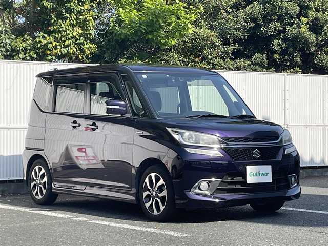 スズキ ソリオ バンディット HV SV 茨城県 2017(平29)年 7.8万km ミッドナイトバイオレットメタリック 衝突軽減ブレーキ/両側パワースライドドア/メモリナビ/フルセグTV/バックカメラ/ETC/クルーズコントロール/オートライト/LEDヘッドライト/ドラレコ/シートヒーター