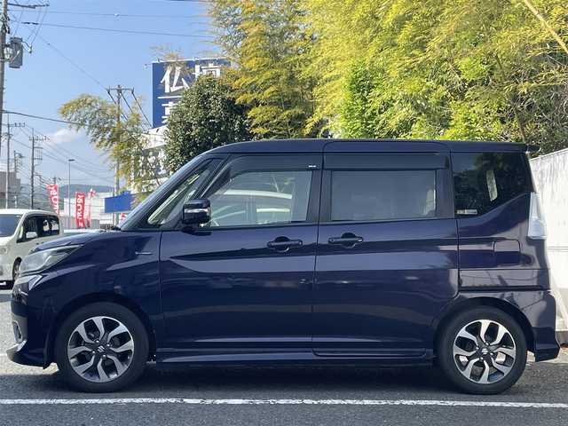スズキ ソリオ バンディット HV SV 茨城県 2017(平29)年 7.8万km ミッドナイトバイオレットメタリック 衝突軽減ブレーキ/両側パワースライドドア/メモリナビ/フルセグTV/バックカメラ/ETC/クルーズコントロール/オートライト/LEDヘッドライト/ドラレコ/シートヒーター