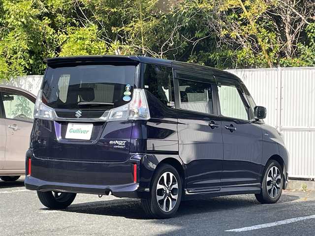 スズキ ソリオ バンディット HV SV 茨城県 2017(平29)年 7.8万km ミッドナイトバイオレットメタリック 衝突軽減ブレーキ/両側パワースライドドア/メモリナビ/フルセグTV/バックカメラ/ETC/クルーズコントロール/オートライト/LEDヘッドライト/ドラレコ/シートヒーター