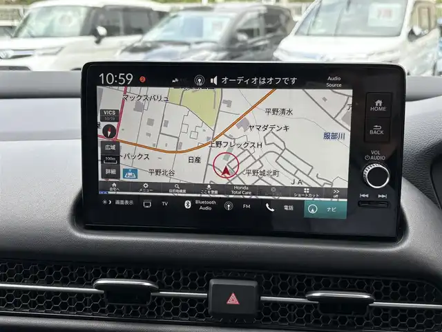 ホンダ ＺＲ－Ｖ ハイブリッド e:HEV Z 三重県 2024(令6)年 0.5万km スーパープラチナグレーメタリック マルチビューカメラシステム/ホンダコネクトディスプレー(9インチワイドディスプレイ/AppleCarPlay/AndroidAuto/Bluetooth/インターナビ/地デジTV/AM/FM/ハンズフリー機能/先読みエコアシスト)/ブラインドスポットモニター/ホンダセンシング(衝突軽減ブレーキ/誤発進抑制/後方誤発進抑制/近距離衝突軽減ブレーキ/歩行者事故低減ステアリング/路外逸脱抑制/渋滞追従機能付アダプティブクルーズコントロール/車線維持支援システム/トラフィックジャムアシスト/先行車発進お知らせ/標識認識/オートハイビーム/ブラインドスポットインフォメーション/パーキングセンサーシステム/後退出庫サポート)/ETC2.0/ドライブレコーダー/ステアリングヒーター/シートヒーター(前席)/ワイヤレス充電器/パワーバックドア/ステアリングスイッチ/パドルシフト/パワーシート(前席)/ドライビングポジションシステム(運転席)/LEDヘッドランプ/アクティブコーナーリングライト/ダウンサス(RSR(Ti2000))/スペアキー