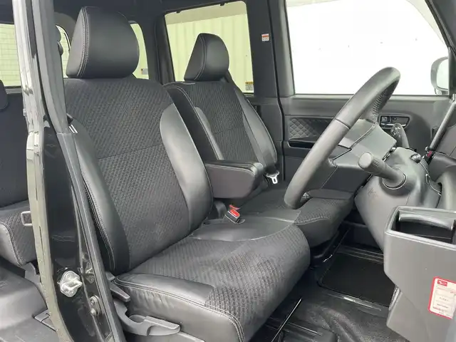 ダイハツ タント カスタム RS 福岡県 2022(令4)年 4.3万km ブラックマイカメタリック スマートアシスト/衝突軽減/レーンキープアシスト/パーキングセンサー/純正９インチナビ（ＮＭＺＮ－Ｙ７２ＤＳ）/フルセグTV/CD/DVD/SD/BT/HDMI/全周囲カメラ/両側パワースライドドア/レーダークルーズコントロール/ハーフレザーシート/前席シートヒーター/純正１５ＡＷ/ビルトインETC/LEDヘッドライト/フォグランプ/電動パーキング/ブレーキホールド/シートバックテーブル/ロールサンシェード/テレビキャンセラー