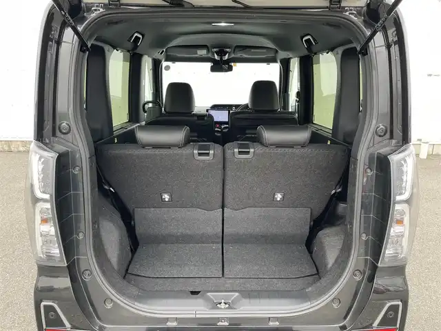 ダイハツ タント カスタム RS 福岡県 2022(令4)年 4.3万km ブラックマイカメタリック スマートアシスト/衝突軽減/レーンキープアシスト/パーキングセンサー/純正９インチナビ（ＮＭＺＮ－Ｙ７２ＤＳ）/フルセグTV/CD/DVD/SD/BT/HDMI/全周囲カメラ/両側パワースライドドア/レーダークルーズコントロール/ハーフレザーシート/前席シートヒーター/純正１５ＡＷ/ビルトインETC/LEDヘッドライト/フォグランプ/電動パーキング/ブレーキホールド/シートバックテーブル/ロールサンシェード/テレビキャンセラー