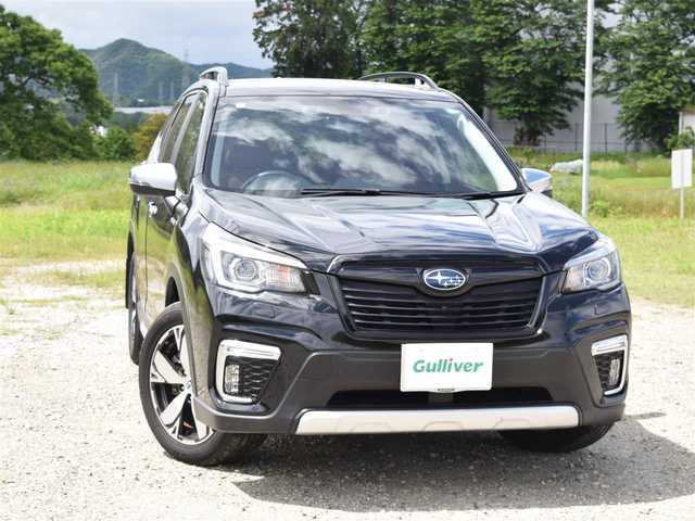 スバル フォレスター ハイブリッド アドバンス 兵庫県 2019(平31)年 3.8万km 黒 純正ナビ/バックカメラ/サイドカメラ/ETC/ルーフレール/ドライブレコーダー/アイサイト/レーダークルーズコントロール/茶色本革シート/シートヒーター/パワーシート/LEDヘッドライト/オートライト/デジタルインナーミラー/スマートキー