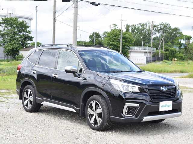 スバル フォレスター ハイブリッド アドバンス 兵庫県 2019(平31)年 3.8万km 黒 純正ナビ/バックカメラ/サイドカメラ/ETC/ルーフレール/ドライブレコーダー/アイサイト/レーダークルーズコントロール/茶色本革シート/シートヒーター/パワーシート/LEDヘッドライト/オートライト/デジタルインナーミラー/スマートキー