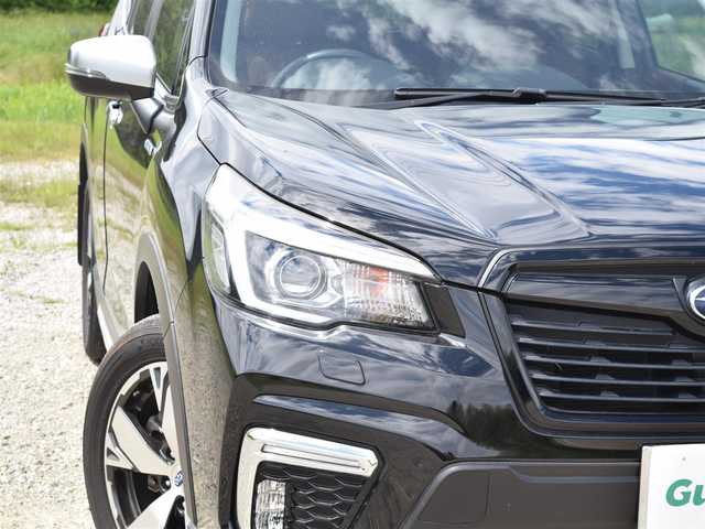 スバル フォレスター ハイブリッド アドバンス 兵庫県 2019(平31)年 3.8万km 黒 純正ナビ/バックカメラ/サイドカメラ/ETC/ルーフレール/ドライブレコーダー/アイサイト/レーダークルーズコントロール/茶色本革シート/シートヒーター/パワーシート/LEDヘッドライト/オートライト/デジタルインナーミラー/スマートキー