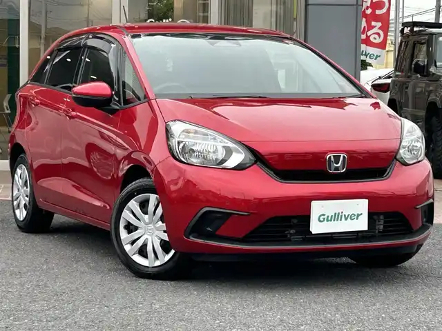 ホンダ フィット ベーシック 埼玉県 2022(令4)年 2.2万km プレミアムクリスタルレッドM ワンオーナー/登録時21180km/Panasonicナビ　CN-F1X10LD/バックカメラ/前後ドラレコ/フルセグTV/Bluetooth/ETC/クルコン/踏み間違い衝突軽減/クリアランスソナー/オートブレーキホールド