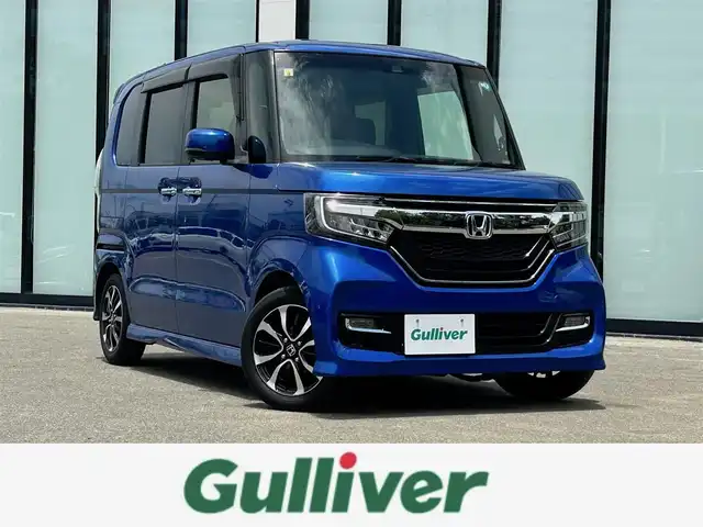 ホンダ Ｎ ＢＯＸ カスタム G EX ホンダセンシング 大阪府 2018(平30)年 4.1万km ブリリアントスポーティブルーメタリック2トーン 純正８インチナビ/   フルセグTV/CD/DVD/Bluetooth/USB/バックモニター/衝突軽減ブレーキ/横滑り防止装置/コーナーセンサー/両側パワースライドドア/レーダークルーズコントロール/レーンキープアシスト/ドライブレコーダー/純正14インチアルミホイール/純正フロアマット/プッシュスタート/スマートキー/ＥＴＣ/ＬＥＤ