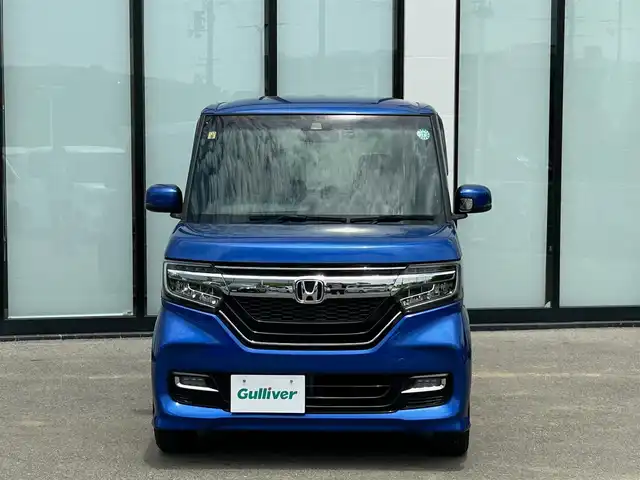 ホンダ Ｎ ＢＯＸ カスタム G EX ホンダセンシング 大阪府 2018(平30)年 4.1万km ブリリアントスポーティブルーメタリック2トーン 純正８インチナビ/   フルセグTV/CD/DVD/Bluetooth/USB/バックモニター/衝突軽減ブレーキ/横滑り防止装置/コーナーセンサー/両側パワースライドドア/レーダークルーズコントロール/レーンキープアシスト/ドライブレコーダー/純正14インチアルミホイール/純正フロアマット/プッシュスタート/スマートキー/ＥＴＣ/ＬＥＤ