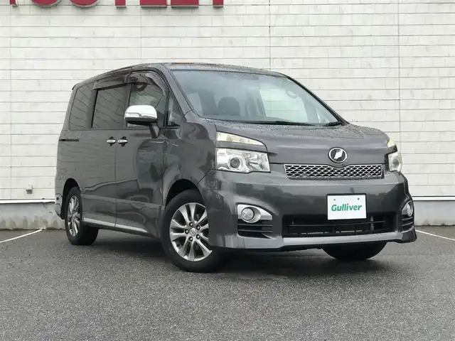 トヨタ ヴォクシー ZS 煌Ⅱ 富山県 2012(平24)年 5.7万km グレーメタリック 純正ナビ/フルセグTV/Bluetooth/バックカメラ/両側パワースライドドア/プッシュスタート/スマートキー/ETC/ステアリングスイッチ/革巻きステアリング/パドルシフト/オートライト/ウインカーミラー/フォグランプ