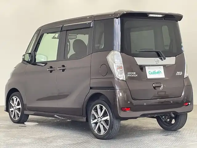 日産 デイズ ルークス HWS X Vセレクション 栃木県 2018(平30)年 4.4万km アッシュブラウンM 純正ナビ(MM318D-W)/(フルセグTV・Bluetooth・CD・DVD・SD)/全方位カメラ/バックカメラ/エマージェンシーブレーキ/レーンキープアシスト/前後コーナーセンサー/オートハイビーム/前方ドライブレコーダー/両側パワースライドドア/ETC/純正エアロ(サイド・リア)/ベンチシート/純正１５インチアルミホイール/純正フロアマット/ドアバイザー/スマートキー/スペアキー１本/LEDヘッドライト/オートライト/フロントフォグランプ/取扱説明書/保証書