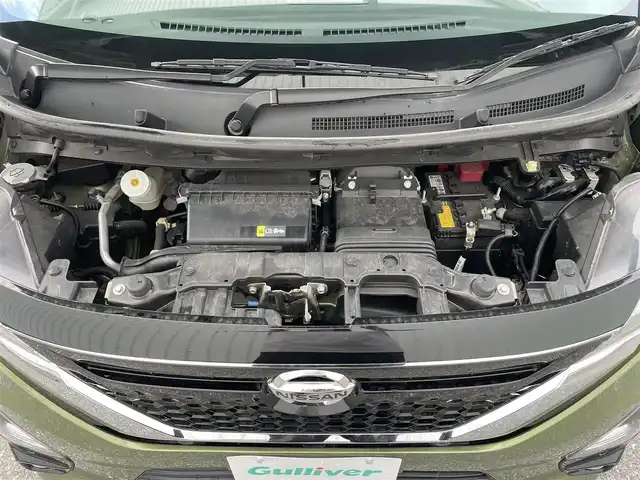 日産 ルークス HWS Gターボ プロパイロットED 滋賀県 2022(令4)年 1.8万km ホワイトソリッド/プレミアムオリーブM 純正9インチナビ/(フルセグ/Bluetooth/CD/DVD)/プロパイロット/・アラウンドビューモニター/・衝突軽減ブレーキ/・レーンキープアシスト/・先行車発進告知/・インテリジェント クルーズコントロール/両側電動スライドドア/電動パーキング/ブレーキホールド/LEDオートライト/Autoハイビーム/フォグ/USB/ビルトインETC