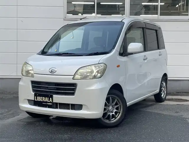 ダイハツ タント エグゼ G 兵庫県 2010(平22)年 7.1万km パールホワイトⅢ キーレス/ディスプレイオーディオ/バックカメラ/Bluetooth接続/オートエアコン/社内イルミ/社外アルミホイール/ETC/LEDヘッドライト/純正フロアマット