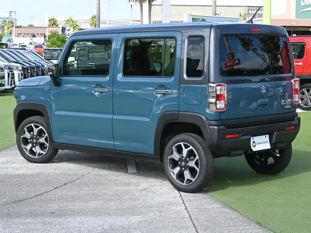 スズキ ハスラー HYBRID X 千葉県 2025(令7)年 0.1千km デニムブルー ガンメタリック 2トーン HV　X　全方位モニター付きナビゲーション＆スズキセーフティサポート(217800円)/デュアルカメラブレーキサポート/レーダークルーズコントロール/アイドリングストップ/純正メモリーナビ/地デジTV/【DVD/CD再生機能　Bluetooth接続】/全方位モニター/前席シートヒーター/革巻きステアリング/ステアリングスイッチ/LEDヘッドライト/フォグライト/ウインカーミラー/リアコーナーセンサー/純正15インチアルミホイル/サイド/カーテンエアバッグ/携帯リモコン