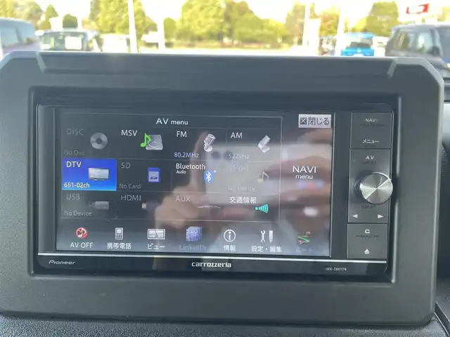 スズキ ジムニー XC 栃木県 2024(令6)年 0.7万km ブルーイッシュブラックパール3 スズキセーフティサポート/社外ナビ/フルセグTV/DVD/Bluetooth/ETC/シートカバー/シートヒーター/クルーズコントロール/スマートキー/プッシュスタート/アイドリングストップ/LEDヘッドライト/フォグランプ/オートハイビーム/社外16インチAW/OPENCOUNTRY　ホワイトレターR/Tタイヤ/サイド/カーテンエアバッグ/保証書/取説