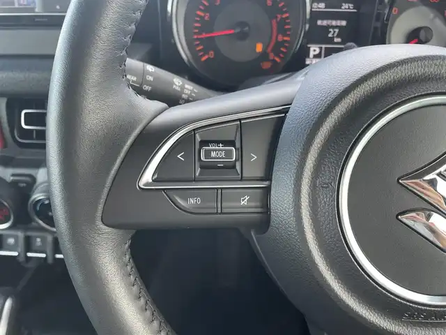 スズキ ジムニー XC 栃木県 2024(令6)年 0.7万km ブルーイッシュブラックパール3 スズキセーフティサポート/社外ナビ/フルセグTV/DVD/Bluetooth/ETC/シートカバー/シートヒーター/クルーズコントロール/スマートキー/プッシュスタート/アイドリングストップ/LEDヘッドライト/フォグランプ/オートハイビーム/社外16インチAW/OPENCOUNTRY　ホワイトレターR/Tタイヤ/サイド/カーテンエアバッグ/保証書/取説