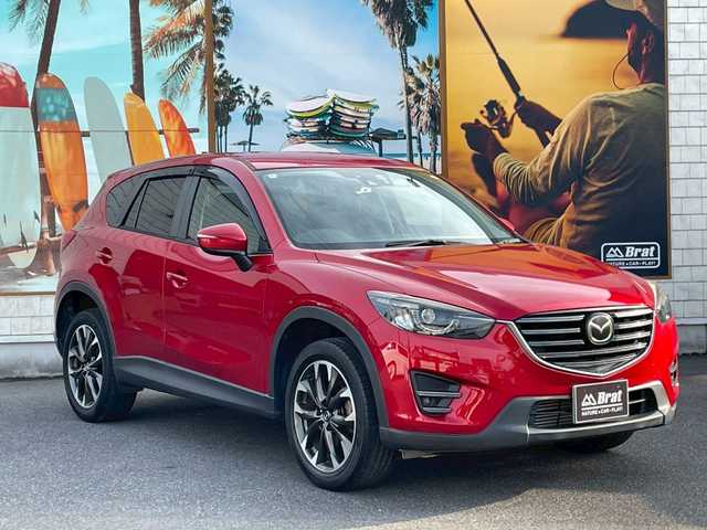 マツダ ＣＸ－５ XD Lパッケージ 宮崎県 2016(平28)年 6万km ソウルレッドプレミアムメタリック ワンオーナー　/前席シートヒーター　/前席パワーシート　/純正SDナビ　/フルセグ　/CD　/DVD　/Bluetooth　/ETC　/バックカメラ　/クルコン　/衝突被害軽減ブレーキ　/レーンキープ　/リアセンサー　/純正フロアマット　/ドアバイザー