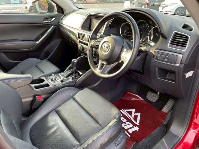 マツダ ＣＸ－５ XD Lパッケージ 宮崎県 2016(平28)年 6万km ソウルレッドプレミアムメタリック ワンオーナー　/前席シートヒーター　/前席パワーシート　/純正SDナビ　/フルセグ　/CD　/DVD　/Bluetooth　/ETC　/バックカメラ　/クルコン　/衝突被害軽減ブレーキ　/レーンキープ　/リアセンサー　/純正フロアマット　/ドアバイザー