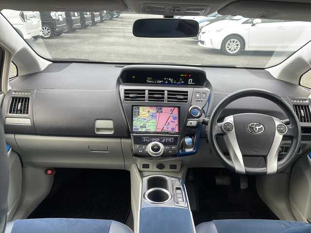 トヨタ プリウス α G ツーリングセレクション 熊本県 2012(平24)年 9万km ホワイトパールクリスタルシャイン (株)IDOMが運営する【じしゃロン熊本店】の自社ローン専用車両になります。/こちらは現金またはオートローンご利用時の価格です。自社ローンご希望の方は別途その旨お申付け下さい /社外ナビ　/フルセグＴＶ　/Ｂｌｕｅｔｏｏｔｈ　/ビルトインＥＴＣ　/スカイルーフ　/クルーズコントロール　/Ｗ＋サイドエアバッグ　/カーテンエアバッグ　/ステアリングスイッチ　/プッシュスタート　/スマートキー