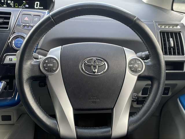 トヨタ プリウス α G ツーリングセレクション 熊本県 2012(平24)年 9万km ホワイトパールクリスタルシャイン (株)IDOMが運営する【じしゃロン熊本店】の自社ローン専用車両になります。/こちらは現金またはオートローンご利用時の価格です。自社ローンご希望の方は別途その旨お申付け下さい /社外ナビ　/フルセグＴＶ　/Ｂｌｕｅｔｏｏｔｈ　/ビルトインＥＴＣ　/スカイルーフ　/クルーズコントロール　/Ｗ＋サイドエアバッグ　/カーテンエアバッグ　/ステアリングスイッチ　/プッシュスタート　/スマートキー