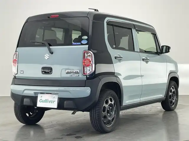 スズキ ハスラー タフワイルド 愛知県 2019(令1)年 5.2万km オフブルーメタリック/ブラック 2トーン 社外ナビ　バックカメラ　シートヒーター　禁煙車　フルセグＴＶ　ＤＶＤ再生　ドラレコ　ＥＴＣ　ＵＳＢ接続　茶ハーフレザー　衝突軽減　車線逸脱　ＨＩＤオートライト　社外フロアマット　アイドリングストップ　デュアルカメラブレーキサポート　プッシュスタート　スマートキー