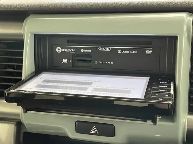 スズキ ハスラー タフワイルド 愛知県 2019(令1)年 5.2万km オフブルーメタリック/ブラック 2トーン 社外ナビ　バックカメラ　シートヒーター　禁煙車　フルセグＴＶ　ＤＶＤ再生　ドラレコ　ＥＴＣ　ＵＳＢ接続　茶ハーフレザー　衝突軽減　車線逸脱　ＨＩＤオートライト　社外フロアマット　アイドリングストップ　デュアルカメラブレーキサポート　プッシュスタート　スマートキー