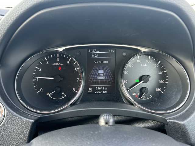 日産 エクストレイル モード・プレミア オーテック30th 愛媛県 2017(平29)年 5.2万km ダイヤモンドブラック 純正ナビ/Bluetooth/SD/ワンセグ/バックカメラ/パワーバックドア/レザーシート/前席シートヒーター/ドライブレコーダー前のみ/社外18インチAW/ETC/オートLEDヘッドライト/プッシュスタート/アイドリングストップ/純正フロアマット