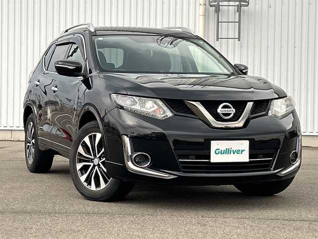 日産 エクストレイル モード・プレミア オーテック30th 愛媛県 2017(平29)年 5.2万km ダイヤモンドブラック 純正ナビ/Bluetooth/SD/ワンセグ/バックカメラ/パワーバックドア/レザーシート/前席シートヒーター/ドライブレコーダー前のみ/社外18インチAW/ETC/オートLEDヘッドライト/プッシュスタート/アイドリングストップ/純正フロアマット