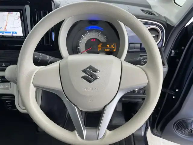 スズキ ワゴンＲ スマイル HYBRID S 富山県 2022(令4)年 0.9万km ブルーイッシュブラックパール 社外ナビ（AM/FM/BT）/バックカメラ/ドライブレコーダー/ETC/両側パワースライドドア/D席シートヒーター/衝突被害軽減システム/レーンキープアシスト/コーナーセンサー/横滑り防止装置/アイドリングストップ/社外フロアマット/オートハロゲンライト/スマートキー/スペアキー