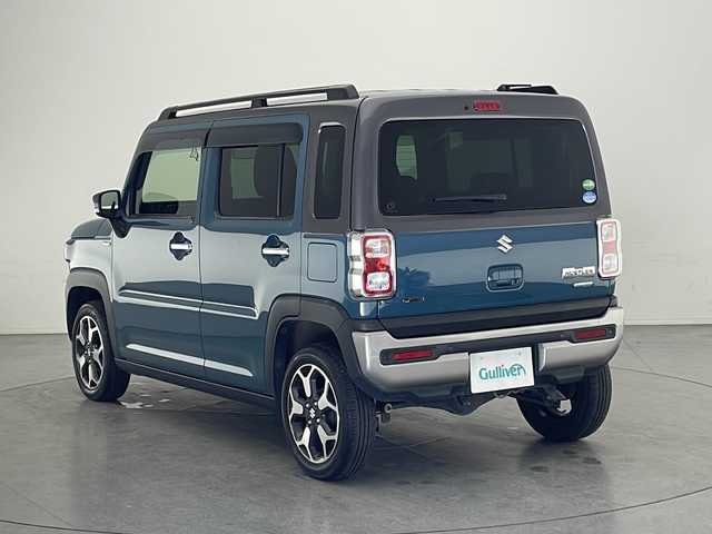 スズキ ハスラー Jスタイル ターボ 長野県 2021(令3)年 4.8万km デニムブルー ガンメタリック 2トーン 4WD/社外メモリナビ&ワンセグTV&CD&DVD&USB&BT/アダプティブクルーズコントロール/レーンキープアシスト/車線逸脱警報/衝突軽減ブレーキ/後方コーナーセンサー/ダウンヒルアシストコントロール/アイドリングストップ/オートマチックハイビーム/前席シートヒーター/ステアリングスイッチ/MTモード付AT/ビルトインETC/LEDヘッドライト/オートライト/フロントフォグランプ/電動格納ミラー/ウィンカーミラー/ドアミラーヒーター/純正15インチAW装着/社外ドアバイザー/プッシュスタート/スマートキー/スペアキー1本
