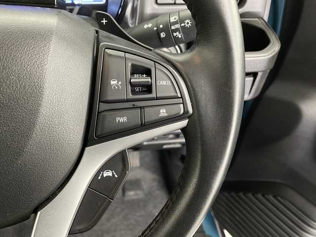 スズキ ハスラー Jスタイル ターボ 長野県 2021(令3)年 4.8万km デニムブルー ガンメタリック 2トーン 4WD/社外メモリナビ&ワンセグTV&CD&DVD&USB&BT/アダプティブクルーズコントロール/レーンキープアシスト/車線逸脱警報/衝突軽減ブレーキ/後方コーナーセンサー/ダウンヒルアシストコントロール/アイドリングストップ/オートマチックハイビーム/前席シートヒーター/ステアリングスイッチ/MTモード付AT/ビルトインETC/LEDヘッドライト/オートライト/フロントフォグランプ/電動格納ミラー/ウィンカーミラー/ドアミラーヒーター/純正15インチAW装着/社外ドアバイザー/プッシュスタート/スマートキー/スペアキー1本