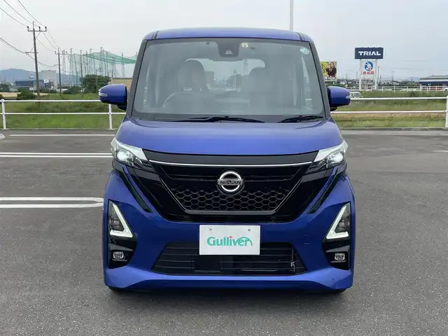 日産 ルークス HWS Gターボ プロパイロットED 佐賀県 2020(令2)年 4.4万km アトランティックブルー 純正9型ナビ/・フルセグTV/CD/DVD/Bluetooth/アラウンドビューモニター/両側パワースライドドア/ナビ連動ドライブレコーダー/電子パーキングブレーキ/オートホールド/コーナーセンサー/プッシュスタート&スマートキー/USBポート/LEDヘッドライト/プロパイロット/インテリジェントエマージェンシーブレーキ/・歩行者検知機能付/・低速衝突軽減ブレーキ機能/・踏み間違い衝突防止アシスト/・標識検知機能/・インテリジェントFCW（前方衝突予測警報）/・先行車発進お知らせ機能/・インテリジェントLI（車線逸脱防止支援システム）/・LDW（車線逸脱警報）/純正15インチアルミホイール/純正フロアマット/ETC/スペアキー1本