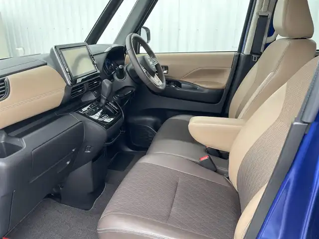日産 ルークス HWS Gターボ プロパイロットED 佐賀県 2020(令2)年 4.4万km アトランティックブルー 純正9型ナビ/・フルセグTV/CD/DVD/Bluetooth/アラウンドビューモニター/両側パワースライドドア/ナビ連動ドライブレコーダー/電子パーキングブレーキ/オートホールド/コーナーセンサー/プッシュスタート&スマートキー/USBポート/LEDヘッドライト/プロパイロット/インテリジェントエマージェンシーブレーキ/・歩行者検知機能付/・低速衝突軽減ブレーキ機能/・踏み間違い衝突防止アシスト/・標識検知機能/・インテリジェントFCW（前方衝突予測警報）/・先行車発進お知らせ機能/・インテリジェントLI（車線逸脱防止支援システム）/・LDW（車線逸脱警報）/純正15インチアルミホイール/純正フロアマット/ETC/スペアキー1本