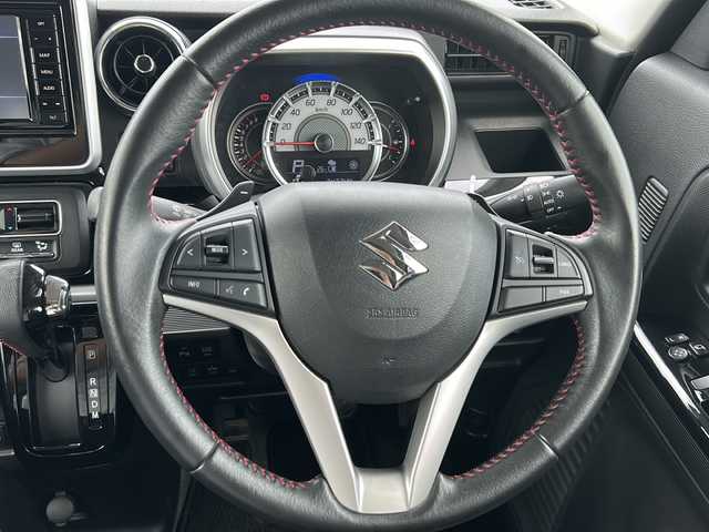 スズキ スペーシア カスタム HYBRID XS ターボ 千葉県 2017(平29)年 2.5万km ブリスクブルーM ナビＣＮ－ＲＺ７３Ｗ　全方位カメラ　クルコン　両側パワースライドドア　レーンキープアシスト　ドラレコ　フルセグ　Ｂｔ　ＤＶＤ　ＬＥＤライト　オートライト　コーナーセンサー　１５インチＡＷ ターボ
