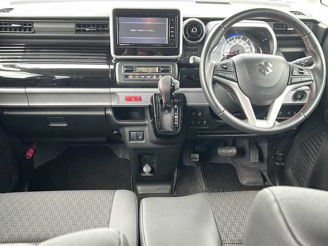 スズキ スペーシア カスタム HYBRID XS ターボ 千葉県 2017(平29)年 2.5万km ブリスクブルーM ナビＣＮ－ＲＺ７３Ｗ　全方位カメラ　クルコン　両側パワースライドドア　レーンキープアシスト　ドラレコ　フルセグ　Ｂｔ　ＤＶＤ　ＬＥＤライト　オートライト　コーナーセンサー　１５インチＡＷ ターボ