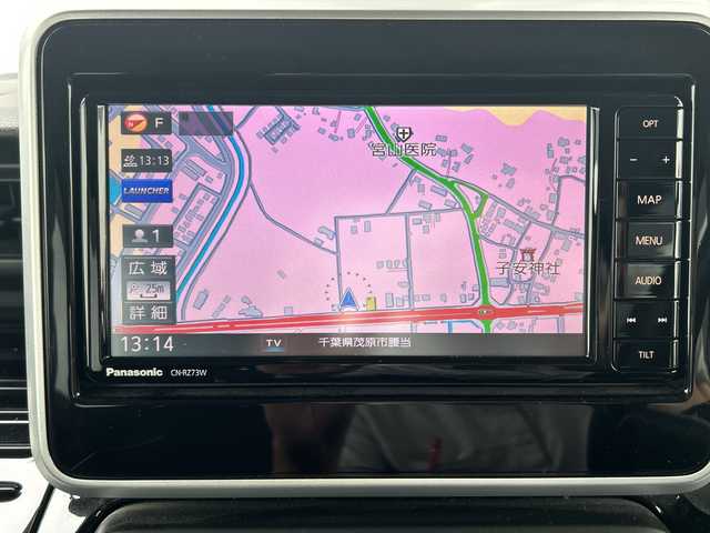 スズキ スペーシア カスタム HYBRID XS ターボ 千葉県 2017(平29)年 2.5万km ブリスクブルーM ナビＣＮ－ＲＺ７３Ｗ　全方位カメ　ドラレコ　Ｂｔ　フルセグＴＶ　ＥＴＣ　シートヒーター　レーンアシスト　ターボ　オートライト　ＬＥＤライト　１５インチＡＷ　両側パワースライドドア　コーナーセンサー