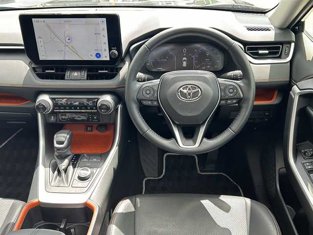 トヨタ ＲＡＶ４ ハイブリッド アドベンチャー 山形県 2023(令5)年 1.7万km アティチュードブラックマイカ ４WD/運転席パワーシート/電動パーキングブレーキ/純正ディスプレイオーディオナビ/（AM/FM/フルセグ/Bluetooth）/メモリーシート/前席エアシート/前席シートヒーター/ビルトインETC2.0/電動パーキングブレーキ/ブラインドスポットモニター/ステアリングヒーター/ブレーキホールド/サンルーフ・ガラスルーフ/ルーフレール/LEDヘッドライト/フォグランプ/電動格納ミラー/ウインカーミラー