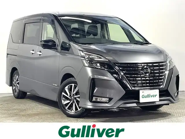 日産 セレナ ハイウェイスター V 大阪府 2019(令1)年 3.2万km ダークメタルグレー/ダイヤモンドブラック ProPILOT 純正9incナビ(フルセグ/DVD再生/Bluetooth) 360カメラ ETC 両側パワースライドドア 衝突軽減 レーダークルコン クリアランスソナー パークアシスト ドラレコ