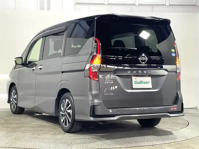 日産 セレナ ハイウェイスター V 大阪府 2019(令1)年 3.2万km ダークメタルグレー/ダイヤモンドブラック ProPILOT 純正9incナビ(フルセグ/DVD再生/Bluetooth) 360カメラ ETC 両側パワースライドドア 衝突軽減 レーダークルコン クリアランスソナー パークアシスト ドラレコ
