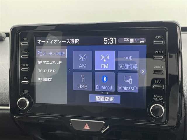 トヨタ ヤリスクロス ハイブリッド Z 岡山県 2021(令3)年 4.1万km ブラックマイカ 純正８インチディスプレイオーディオ/【Bluetooth/フルセグTV/ナビ/Carplay/USB】/パノラミックビューモニター/前席シートヒーター/ブラインドスポットモニター/パーキングアシスト/ヘッドアップディスプレイ/ドライブレコーダー（前後）/レーダークルーズコントロール/ＬＥＤヘッドライト/コーナーセンサー（前後）