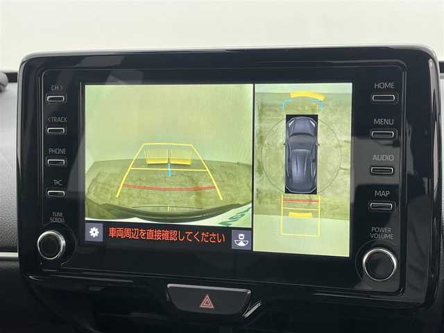 トヨタ ヤリスクロス ハイブリッド Z 岡山県 2021(令3)年 4.1万km ブラックマイカ 純正８インチディスプレイオーディオ/【Bluetooth/フルセグTV/ナビ/Carplay/USB】/パノラミックビューモニター/前席シートヒーター/ブラインドスポットモニター/パーキングアシスト/ヘッドアップディスプレイ/ドライブレコーダー（前後）/レーダークルーズコントロール/ＬＥＤヘッドライト/コーナーセンサー（前後）