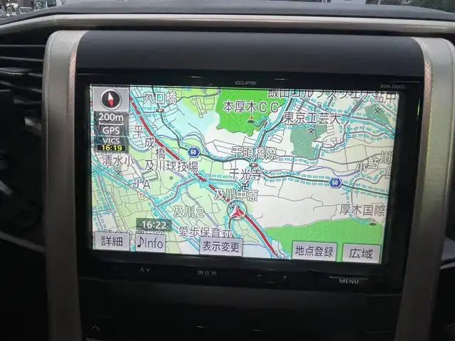 トヨタ アルファード 240S タイプゴールド 神奈川県 2013(平25)年 9.5万km ホワイトパールクリスタルシャイン サンルーフ/社外フリップダウン/横滑り防止装置/電動リアゲート/両側パワースライドドア/社外ナビ（avn-zx02i）/フルセグTV/BT/CD/DVD/FM/AM/キセノンヘッドライト/オートライト/フォグランプ/社外AW付き冬タイヤあり/ドラレコ/ETC