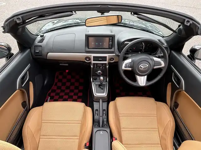 ダイハツ コペン セロ 新潟県 2021(令3)年 1.5万km ブリティッシュグリーンマイカ 純正ナビ/(AM/FM/CD/DVD/BT/フルセグ)/シートヒーター/MTモード付きAT/革巻きステアリング/ステアリングスイッチ/アイドリングストップ/LEDヘッドライト/フォグランプ/横滑り防止/プッシュスタート/スマートキー