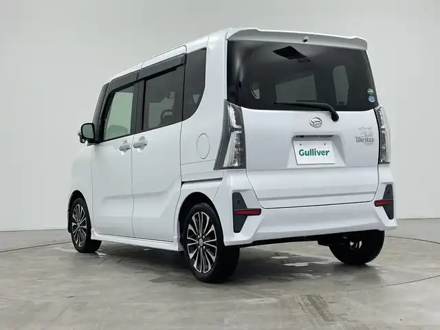 ダイハツ タント カスタム RS 三重県 2019(令1)年 4.4万km シャイニングホワイトパール /純正ディスプレイオーディオ//全方位カメラ//追従式クルーズコントロール//衝突軽減ブレーキ//レーンキープアシスト//オートハイビーム//コーナーセンサー//ETC//純正15インチAW//LEDヘッドライト//スマートキー×2