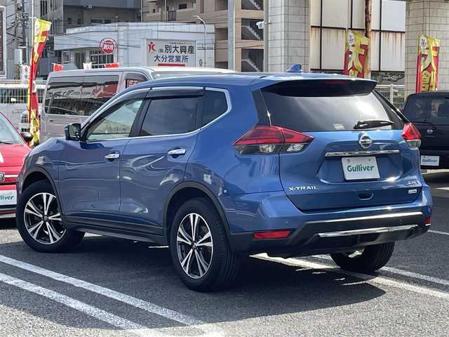 日産 エクストレイル 20Xi 大分県 2019(令1)年 5.5万km シャイニングブルー 純正10インチメモリナビ MM519D-L/【フルセグ/ブルーレイ/BTオーディオ】/全方位カメラ/撥水シート/純正18インチアルミホイール/プロパイロット/パワーバックドア/前後クリアランスソナー/デジタルインナーミラー/ドライブレコーダー/電動パーキングブレーキ/ETC/LEDヘッドライト/フォグランプ/オートライト/レザーステアリング/チルトステアリング/ステアリングリモコン/エンジンプッシュスタート/運転席シートリフター/ヒルスタートアシスト/ウインカーミラー/ミラーヒーター/横滑り防止装置/アイドリングストップ/ドアバイザー/フロアマット/電動格納ミラー/Wエアバッグ/ABS/スマートキー×2/車両取説/ナビ取説