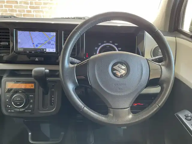 スズキ ＭＲワゴン X 岩手県 2013(平25)年 8.8万km アーバンブラウンパールメタリック アイドリングストップ/社外ナビ/フルセグTV/バックカメラ/ETC/ヘッドライトレベライザー/オートエアコン/純正アルミホイール/純正フロアマット/社外LEDヘッドランプ